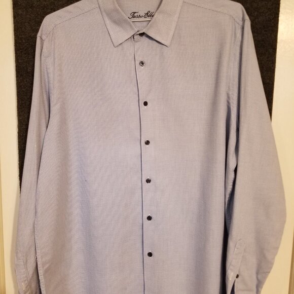 Men's Tasso Elba Button-Down LS Shirt size XL - Picture 2 of 9